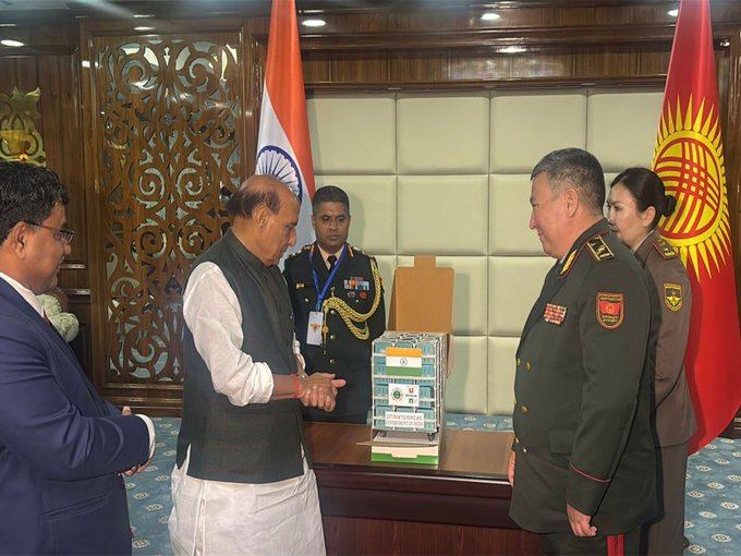 India gifts indigenously built BHISHM Cube medical systems to Kyrgyzstan
