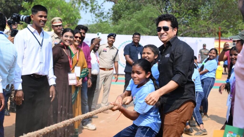 Cricket icon Sachin Tendulkar visits Bastar; CM Sai hails it as start of new innings for ‘Naxal-free’ region