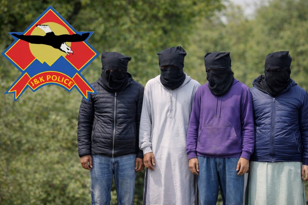 Jammu and Kashmir Police Bust Interstate LeT Module, Arrest Five Including Fugitive Terrorist