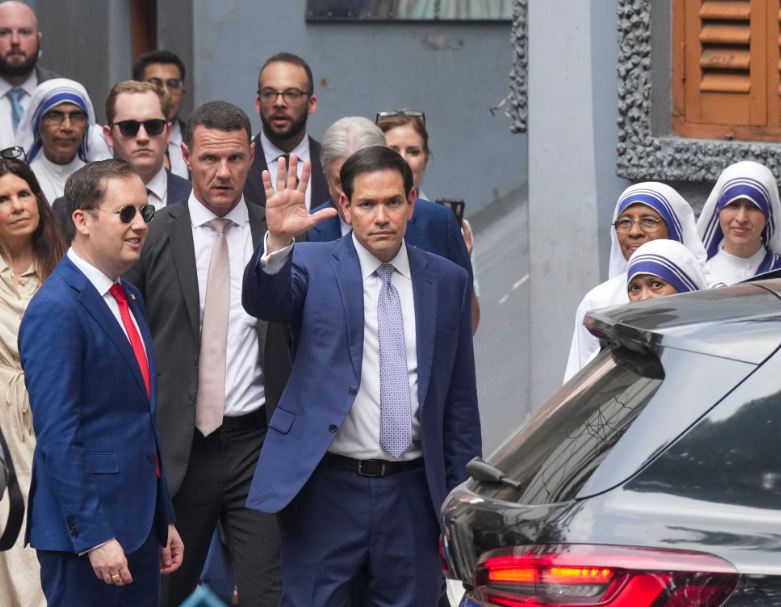 US Secretary of State Marco Rubio visits Saint Teresa’s Mother House, children’s home in Kolkata