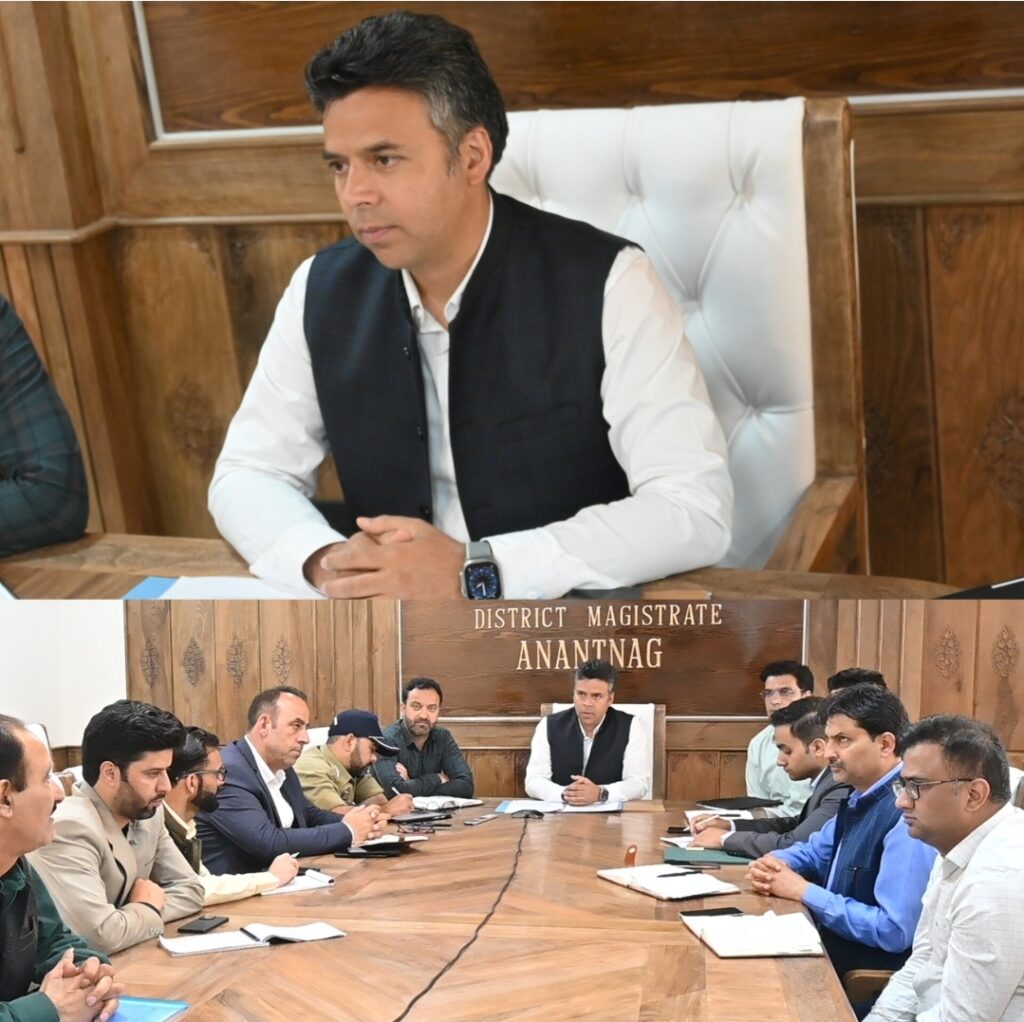 DC Anantnag reviews preparations for Holy Adhikmas Kumbh 2026