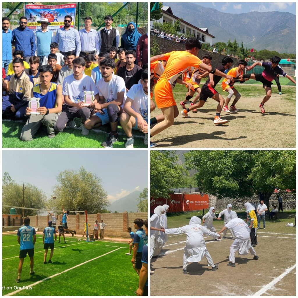 DYSS Ganderbal organises Volleyball, Kabaddi Competitions under Nasha Mukt Abhiyan