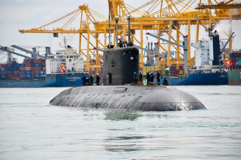 Indian submarine Sindhukesari arrives in Sri Lanka