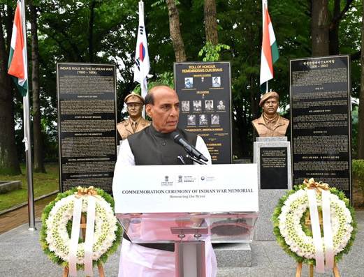 Defence Minister Rajnath Singh recalls contribution of 60 Para Field Ambulance during Korean War