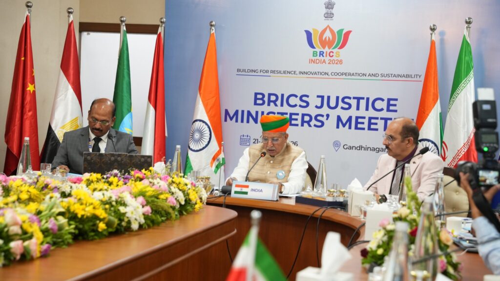India hosts BRICS Justice Ministers’ Meet; members express consensus on strengthening mediation, arbitration