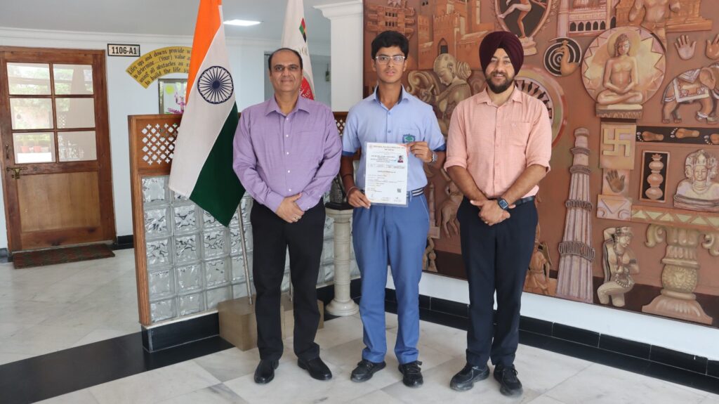Heritage School Student Ruhaan Raj Kalra Represents Jammu and Kashmir Cricket Team at National School Games
