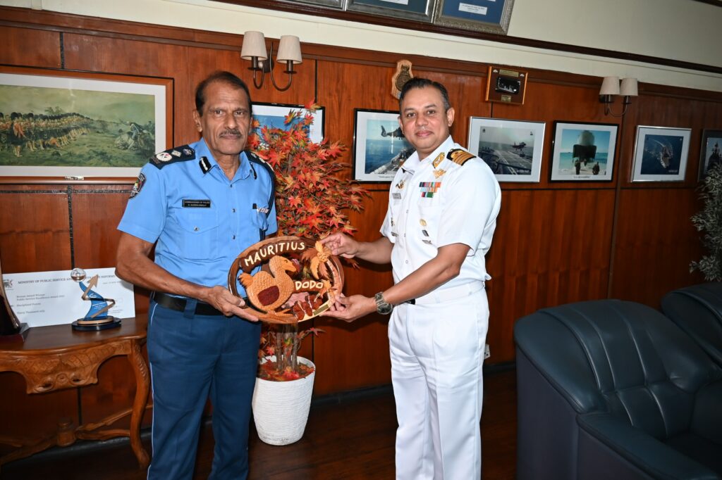 Indian naval ship Tarkash concludes port call, departs Port Louis, Mauritius