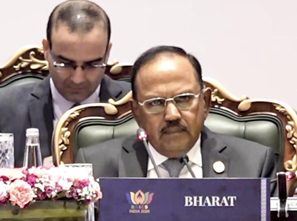 Opening of Strait of Hormuz welcome move: NSA Ajit Doval at BRICS conclave