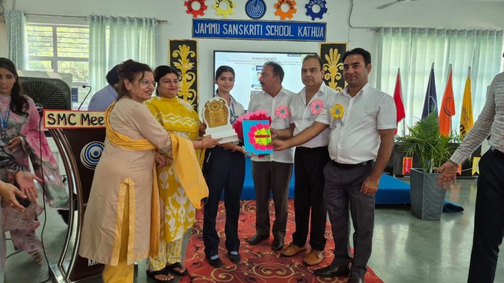 Jammu Sanskriti School Kathua Student Nandani Singh Secures 96% in CBSE Class XII, Achieves J&K Rank 10 in CLAT