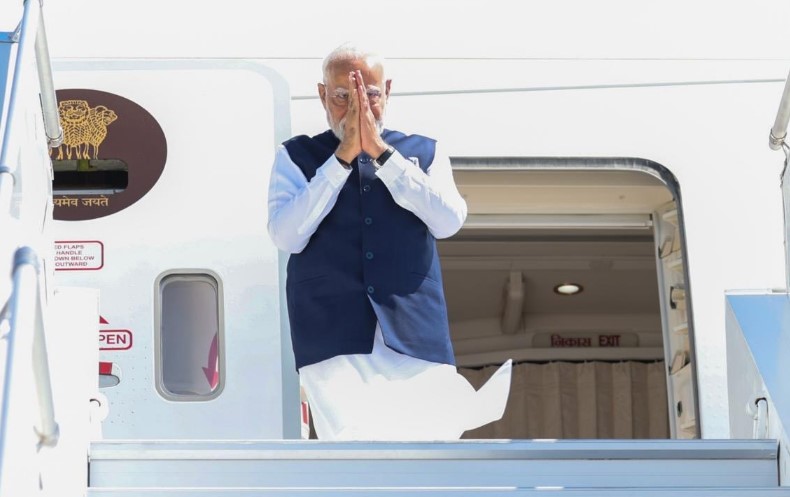 Prime Minister Narendra Modi emplanes for New Delhi after concluding high-profile State visit to Seychelles