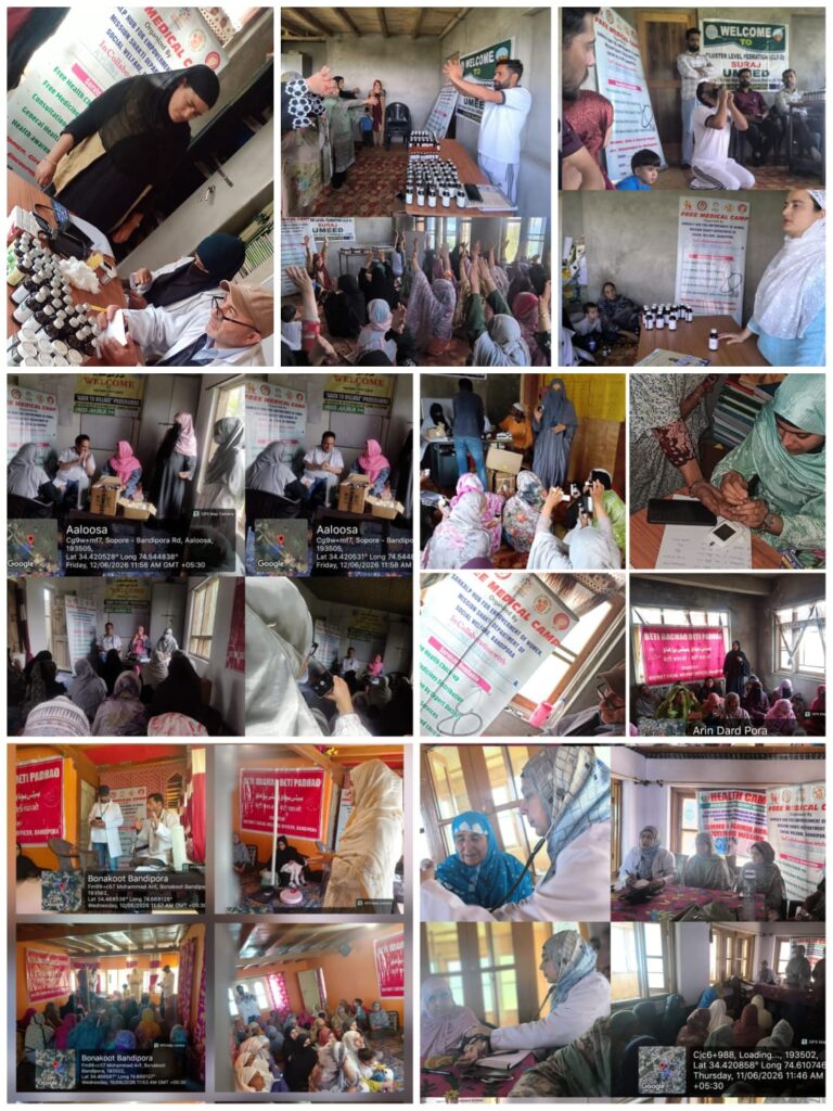 Week-Long Free Medical Camps for Rural Women conclude across Bandipora
