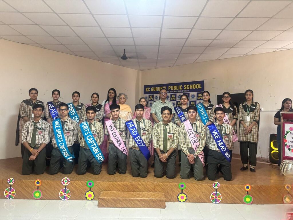 K.C. Gurukul Public School Holds Investiture Ceremony, New Students’ Council Takes Oath
