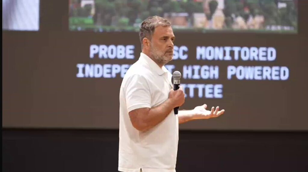 Rahul Gandhi Questions Amit Shah’s Absence from Lok Sabha Amid Student Protest Row