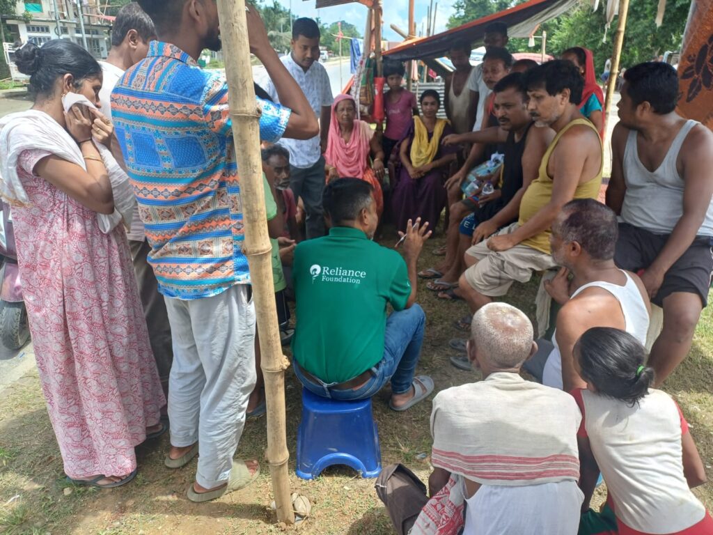 Reliance Foundation Launches Relief Operations for Flood-Hit Families in Upper Assam