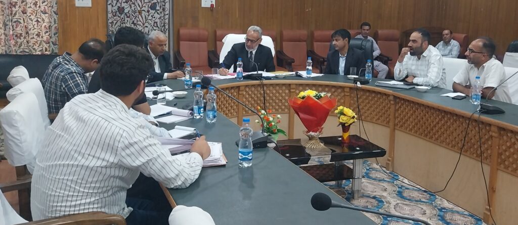 5th District Coordination Committee meeting for strengthening of judicial infrastructure and justice delivery system held at Kulgam