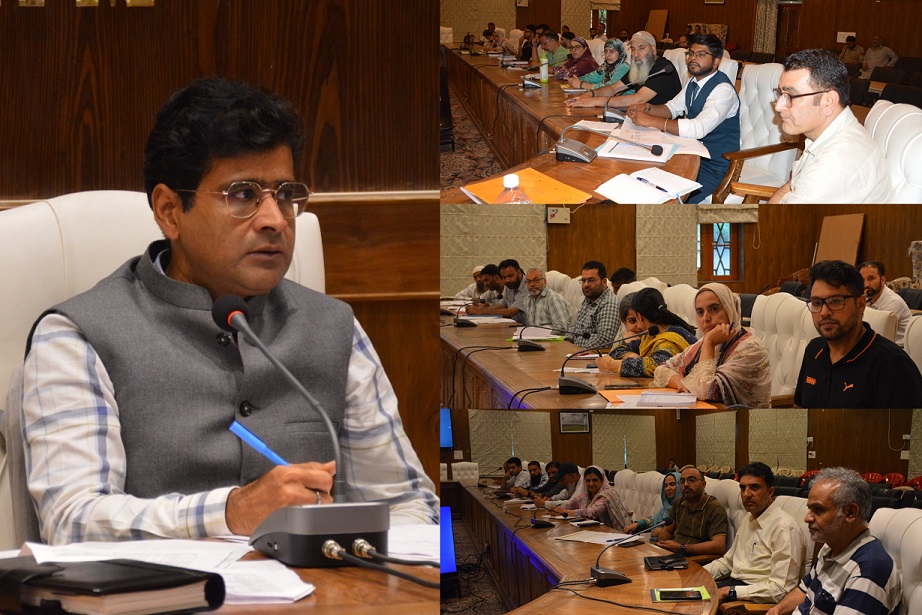 ADDC Budgam chairs MY Bharat District Advisory Committee meeting; reviews youth engagement initiatives