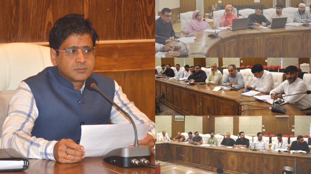ADDC Budgam chairs review meeting on Mission Yuva