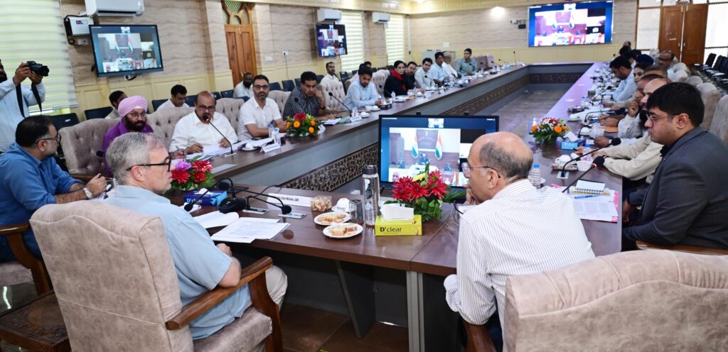 CM Omar Abdullah reviews key development projects, public issues in Ganderbal