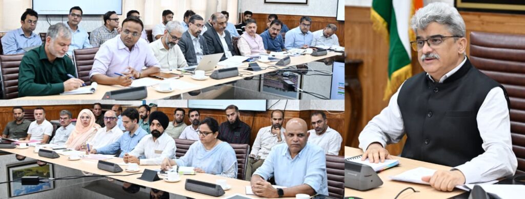 Chief Secretary reviews implementation of JKCIP across J&K