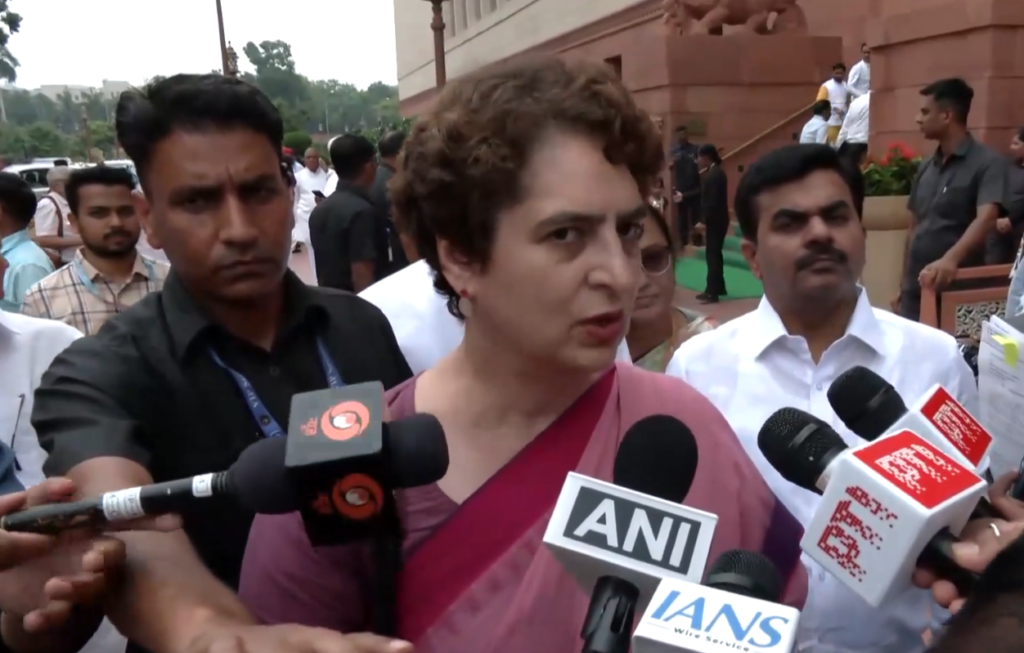 “What was unparliamentary about it…?”: Congress MP Priyanka Gandhi Vadra defends remarks on Education Minister Pralhad Joshi