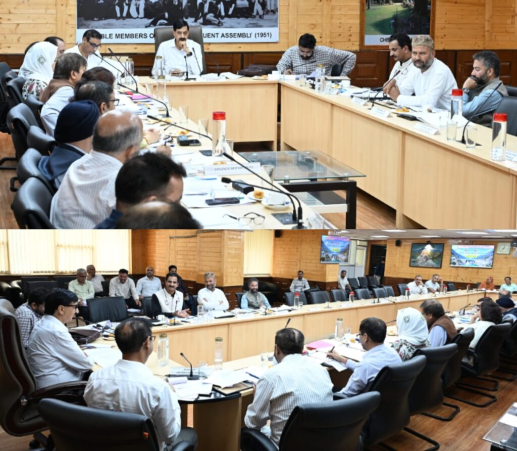Committee on Public Undertakings reviews CAG Audit Paras of JKPDC, JAKEDA