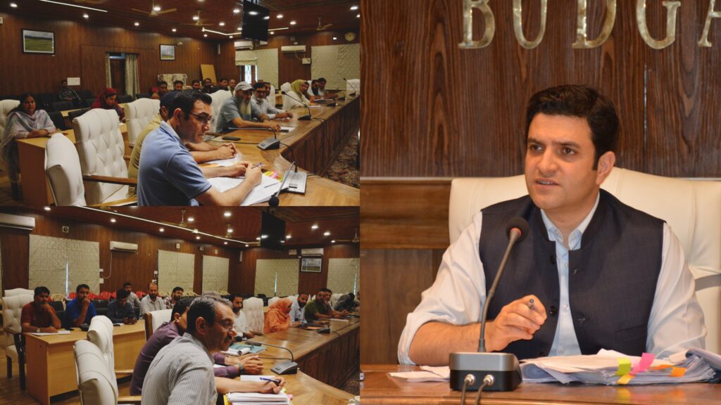 DC Budgam for comprehensive preservation Manuscript heritage in District