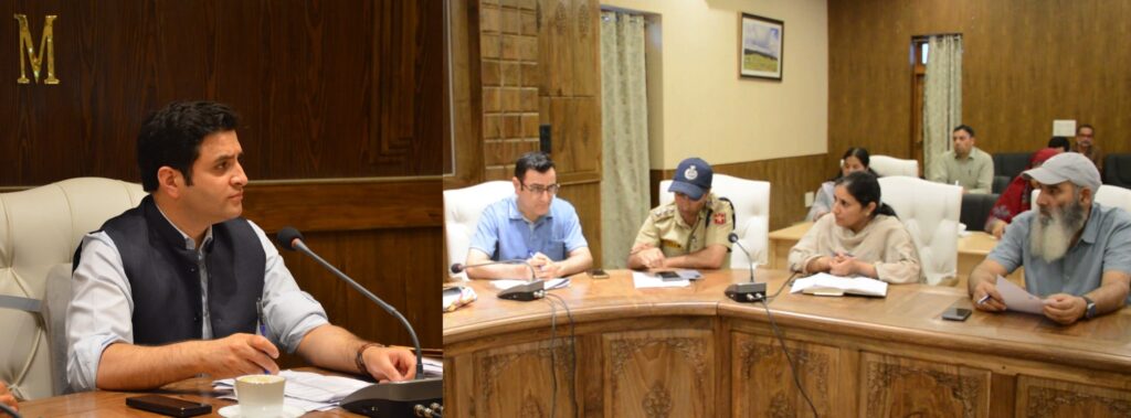 DC Budgam stresses on adequate, uninterrupted portable water supply to people