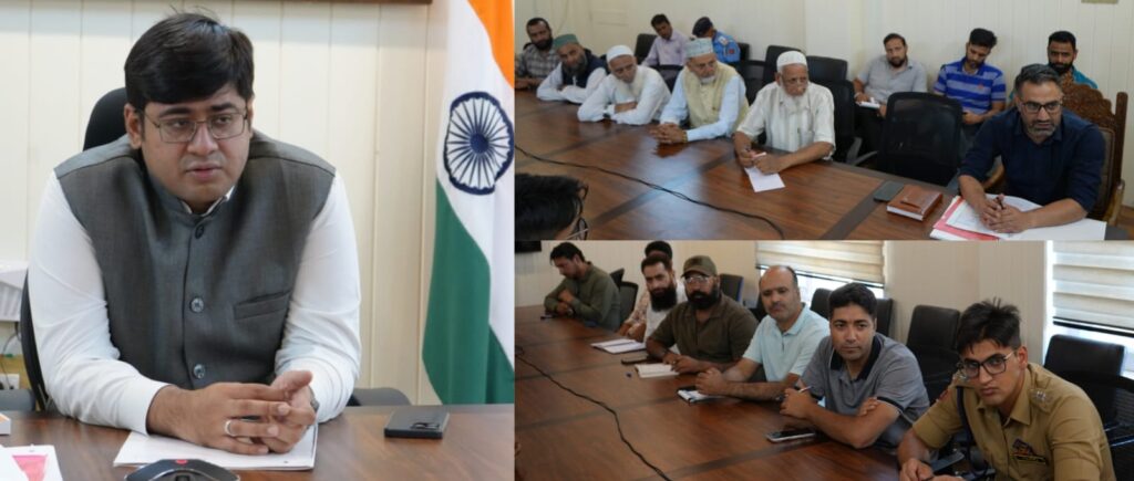 DC Ganderbal reviews arrangements for Urs Mubarak of Hazrat Qamar-Ud-Din Bukhari (RA)