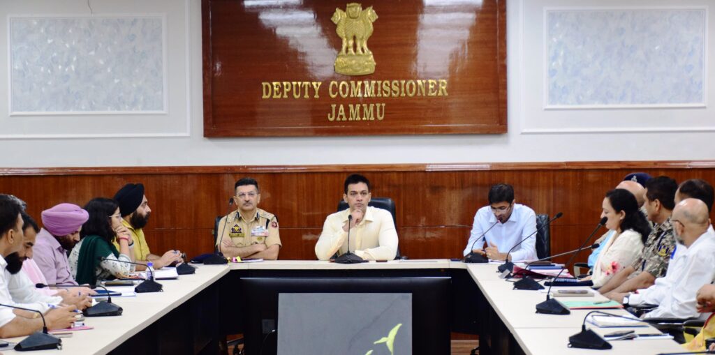 DC Jammu reviews arrangements for Independence Day celebrations
