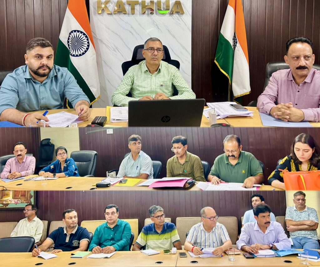DC Kathua reviews block-wise inspection of HADP units