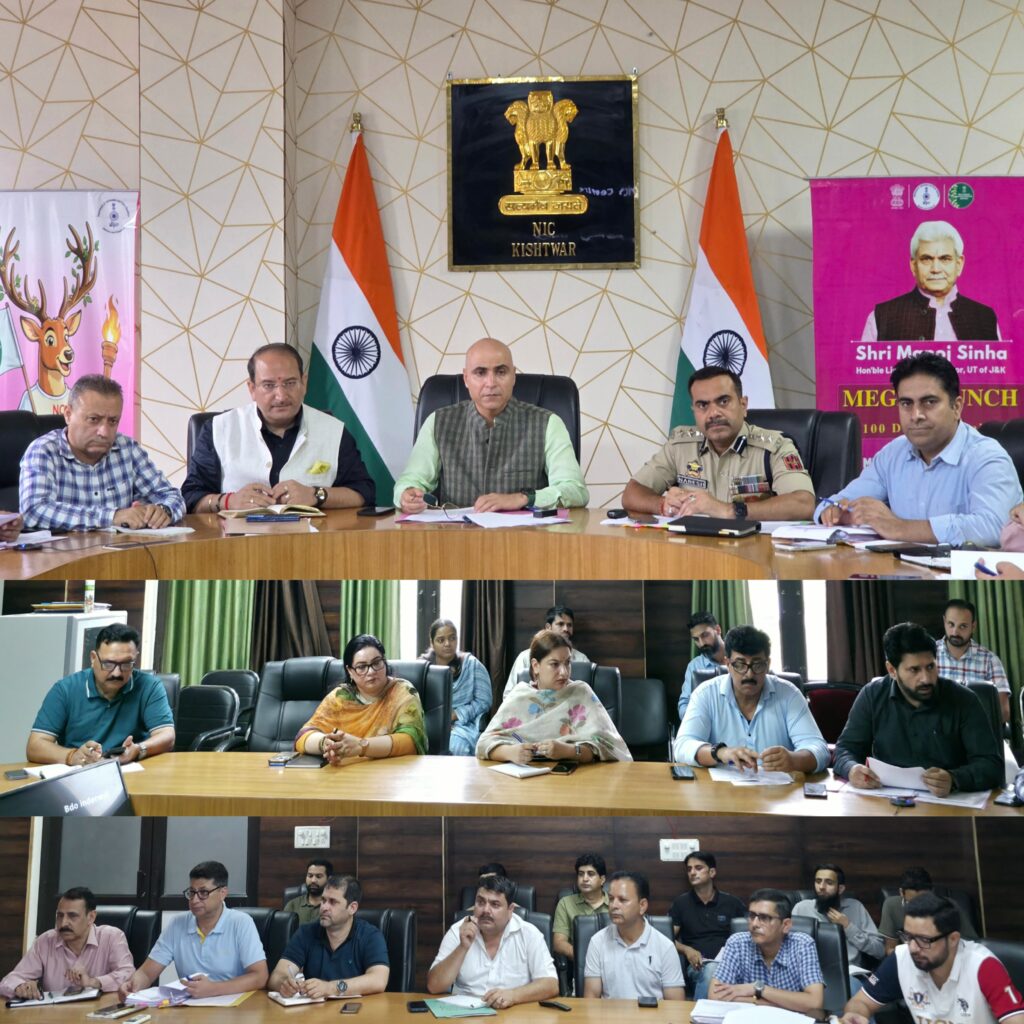 DC Kishtwar chairs District-Level NCORD Committee meeting