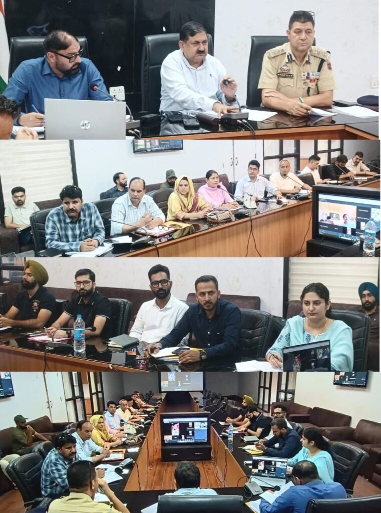 DC Poonch chairs NCORD Committee meeting to review anti-drug measures