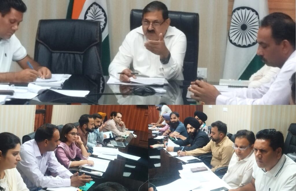 DC Poonch reviews Mission YUVA progress, Approves 121 DLIC cases