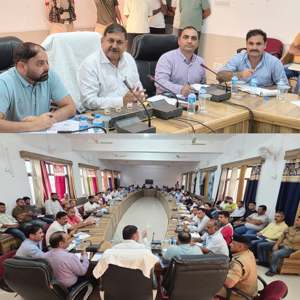 DC Poonch reviews restoration works and damage assessment in flash-flood affected areas of Surankote; directs expedited relief, rehabilitation and strict monitoring