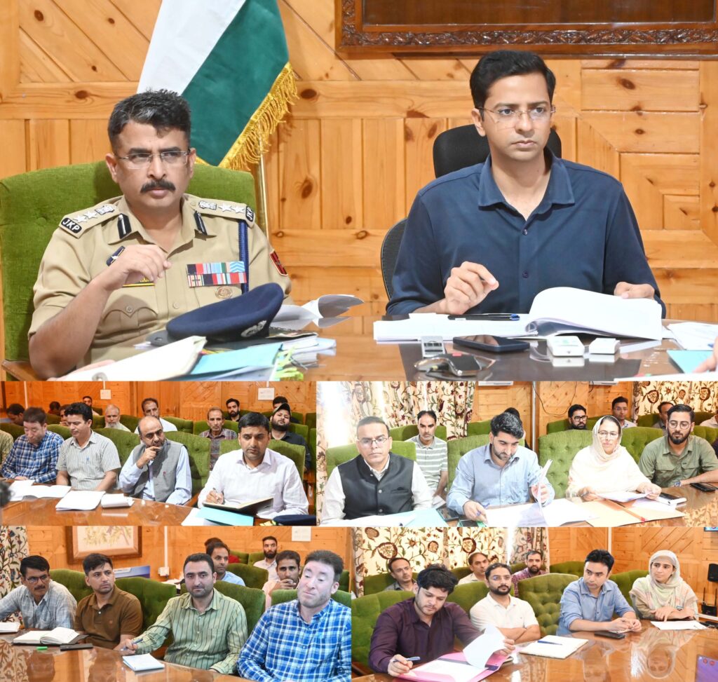 DC Shopian chairs District Level NCORD Meeting