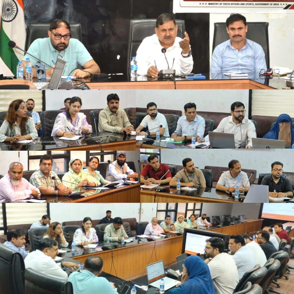 DC Poonch chairs District Advisory Committee Meeting of My Bharat Kendra