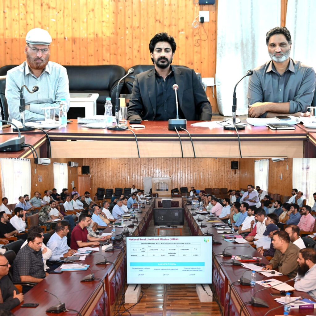 DDC Baramulla chairs 3rd District Level Review Meeting