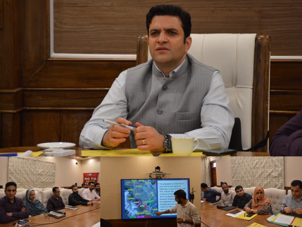 DC Budgam reviews progress of National Highway, other vital Road projects in District