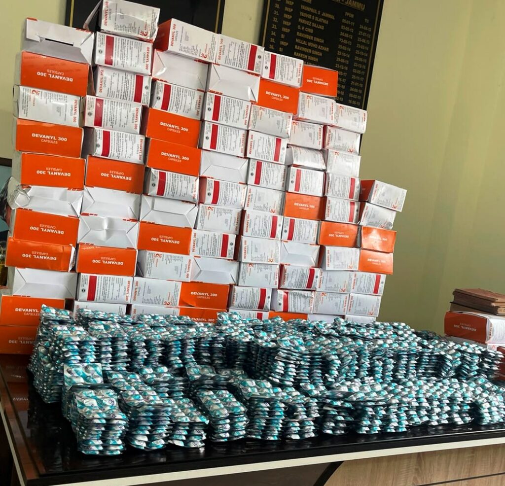Drug and Food Control Organisation Jammu seizes Pregabalin consignment worth ₹10 lakh
