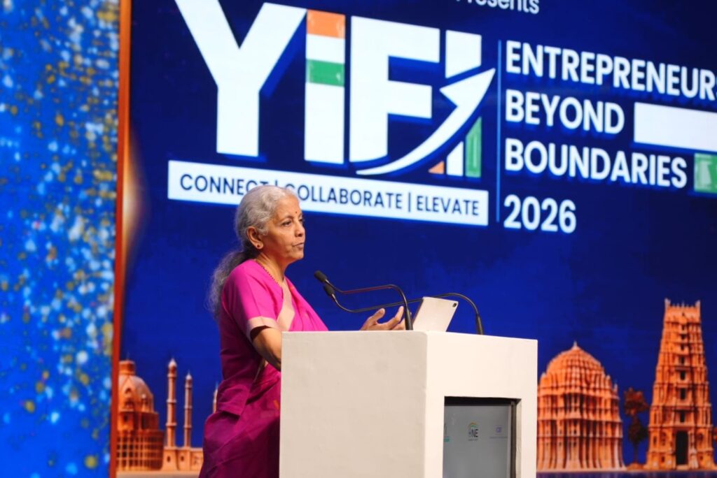 Entrepreneurs must overcome hesitation, drive India’s growth beyond one-sixth of global expansion: Finance Minister Nirmala Sitharaman