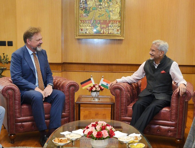 “Appreciated his valuable contributions”: EAM S Jaishankar bids farewell to German envoy to India Philipp Ackermann