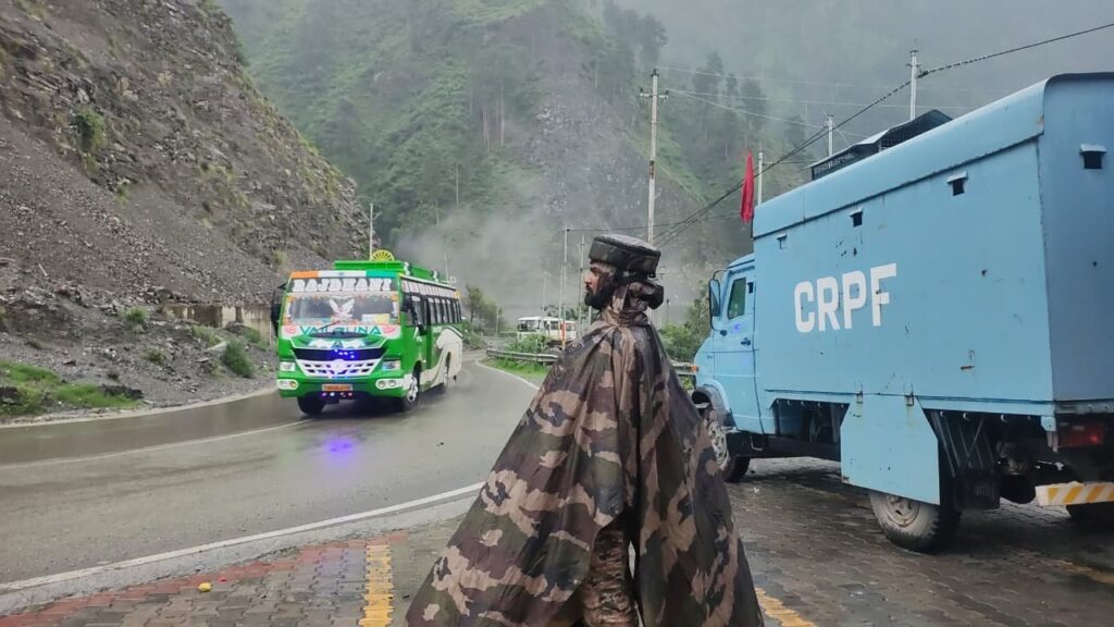 1,605 Amarnath Pilgrims Leave Jammu as NH-44 Remains Closed for Restoration Works