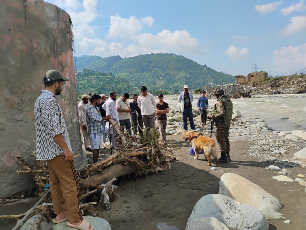 Army Launches Search Operation for Man Missing After Flash Flood in Rajouri