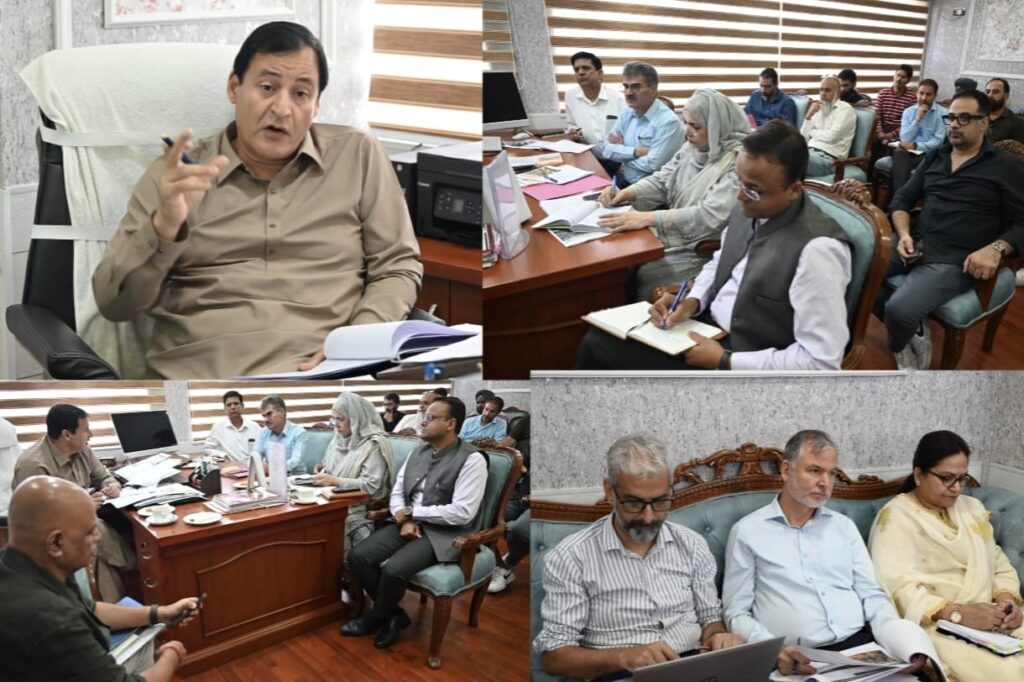 Javid Dar reviews wool sector, HADP interventions; calls for comprehensive roadmap to make J&K wool industry globally competitive