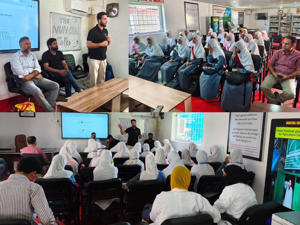 Learning Beyond Classrooms: GHSS Ajas students explore Waqar Knowledge Centre Bandipora
