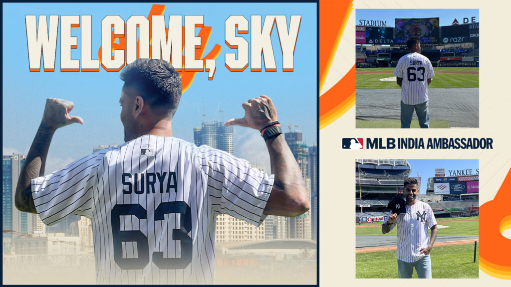 MLB Expands in India with Suryakumar Yadav Partnership, Renews Broadcast Deal with JioStar