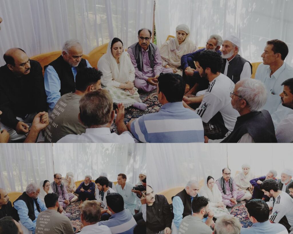 Sakeena Itoo visits Family of Martyr Head Constable Ashiq Hussain Qureshi, Assures Government Support