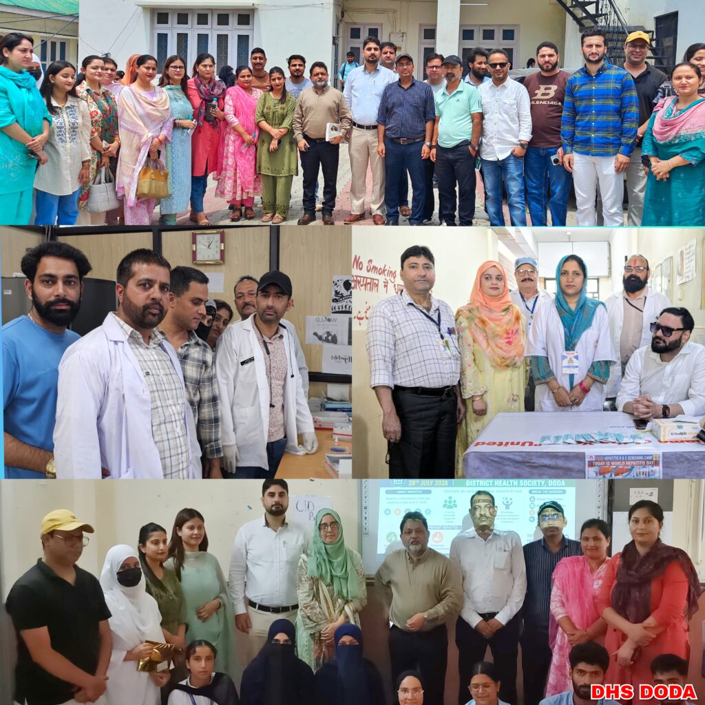 World Hepatitis Day observed with awareness programme, symposium competition in Doda