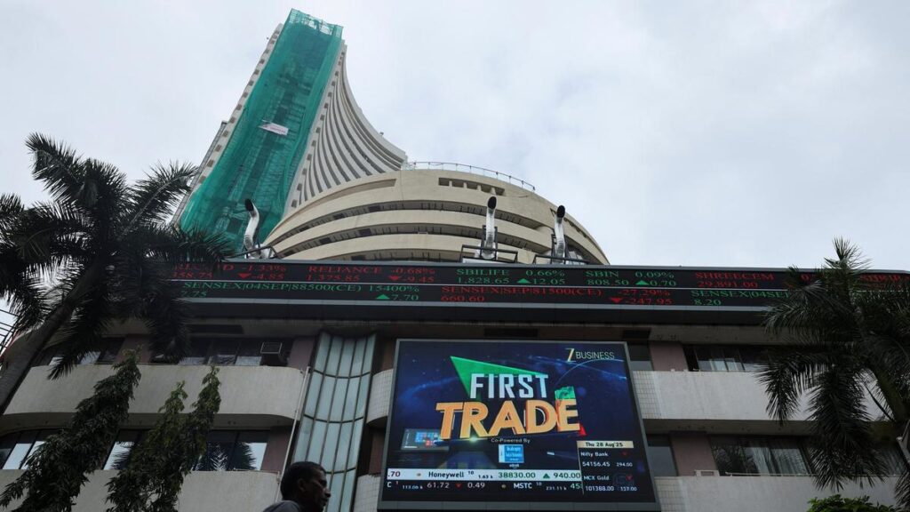 Stock markets edged higher in early trade amid lower crude oil prices, buying in Reliance Industries