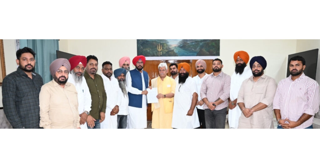 Punjab Delegation Seeks Ujh River Flood-Mitigation Project, Meets LG Manoj Sinha